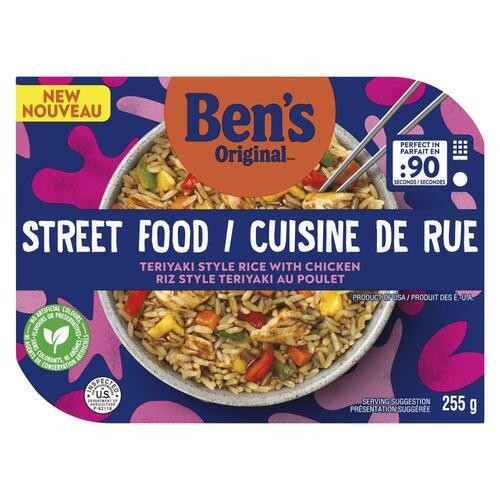 Ben's Original Street Food Teriyaki Style Rice With Chicken 255 g