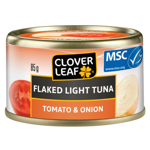 Clover Leaf Flaked Light Tuna Tomato & Onion 85 g