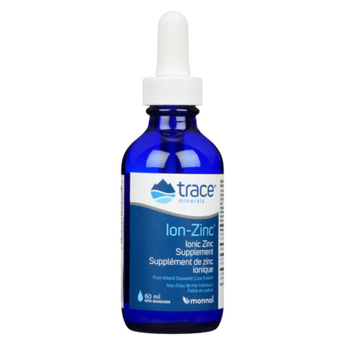 Monnol Trace Minerals Ionic Zinc Supplement Ion-Zinc 60 ml