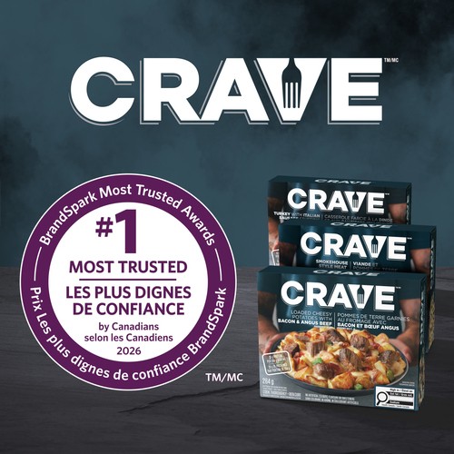 Crave Frozen Meal Loaded Cheesy Potatoes With Bacon & Angus Beef 284 g