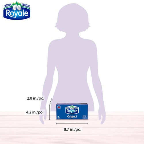 Royale Original Facial Tissue 1 Flat Box x 100 Sheets