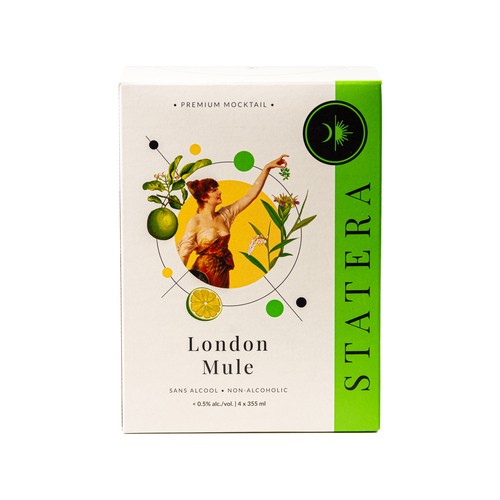 Statera Spirits Non Alcoholic Beverages London Mule 4 x 355 ml (cans)