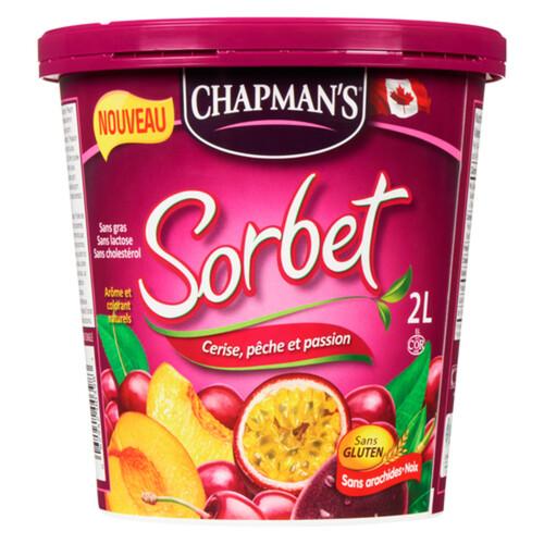 Chapman's Sorbet Cherry Peach Passion 2 L