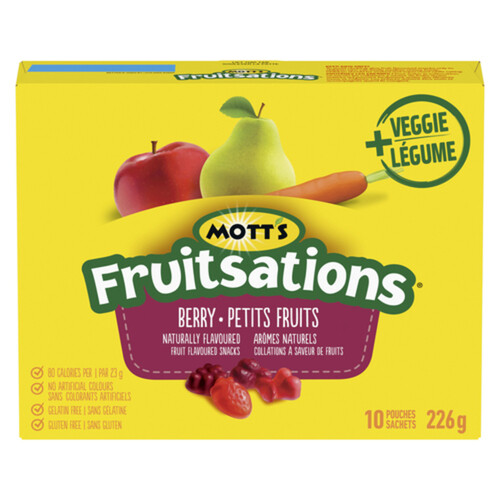 Mott's Fruitsations +Veggie Berry Fruit 226 g