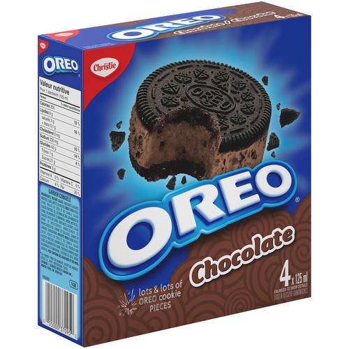 Oreo Frozen Dessert Chocolate 4 x 125 ml