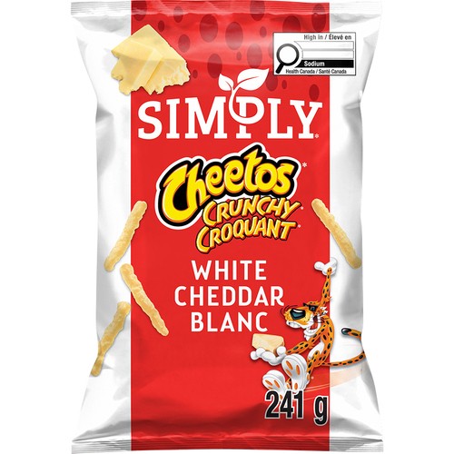 Simply Cheetos Crunchy Snack White Cheddar Cheese 241 g