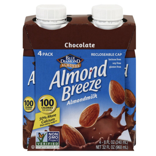 Blue Dimond Gluten-Free Almond Beverage Chocolate 4 x 240 ml