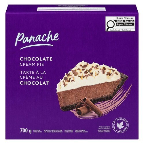 Panache Frozen Cream Pie Chocolate 700 g