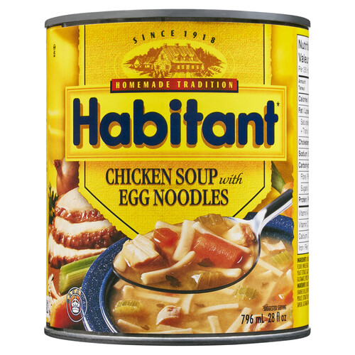 Habitant Soup Chicken With Egg Noodle 796 ml