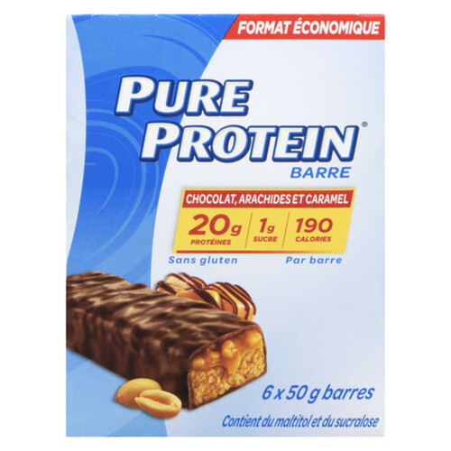 Pure Protein Bar Chocolate Peanut Caramel Value Pack 300 g