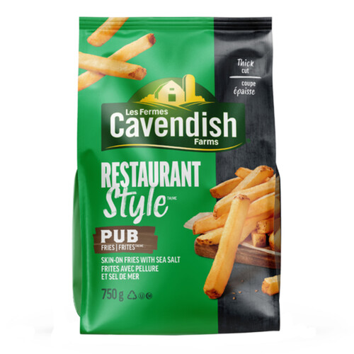 Cavendish Farms Frozen Restaurant Style Pub Fries 750 g
