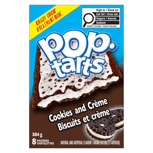 Kellogg's Pop Tarts Cookies N Cream 8 x 48 g