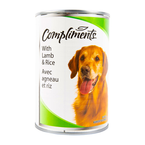 Compliments Wet Dog Food Lamb & Rice 624 g