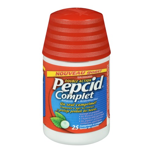 Pepcid Complete Antacid Chewable Tablets Mint 25 EA