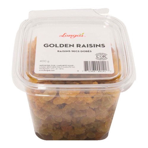 Longo's Golden Raisins 400 g
