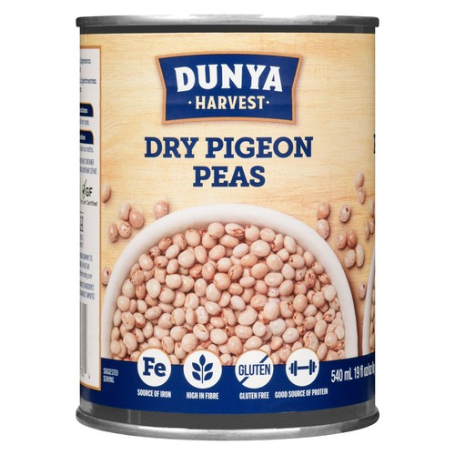 Dunya Harvest Gluten-Free Canned Peas Dry Pigeon 540 ml
