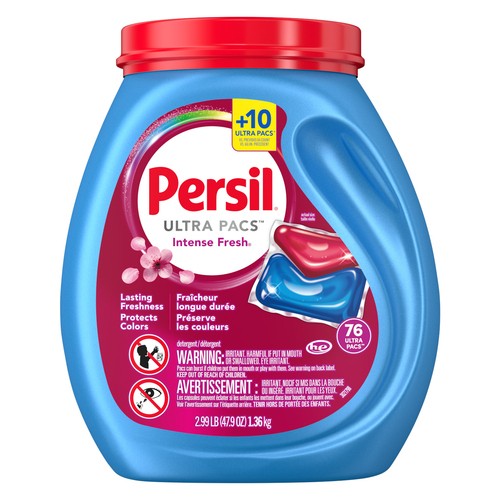 Persil Laundry Detergent Ultra Pacs Intense Fresh 76 Count