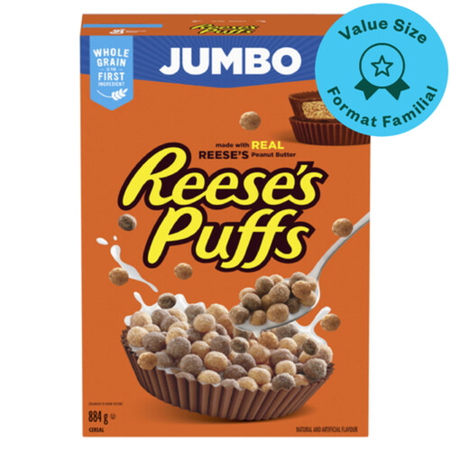 Reese's Puffs Cereal Jumbo 884 g