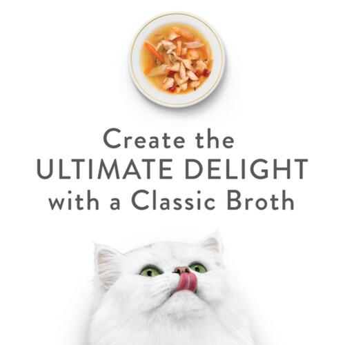 Fancy Feast Cat Food Classic Broths Collection Variety Pack 12 x 40 g