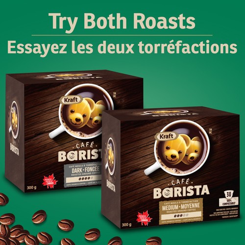 Kraft Cafe Barista Coffee Pods Medium Roast 30 K-Cups 300 g