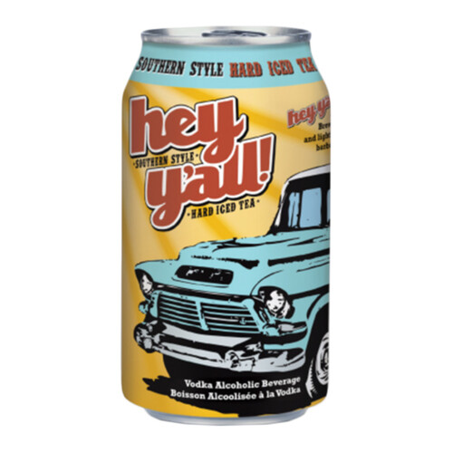 Hey Y'all Beverage Southern Style Hard Tea 458 ml (can)