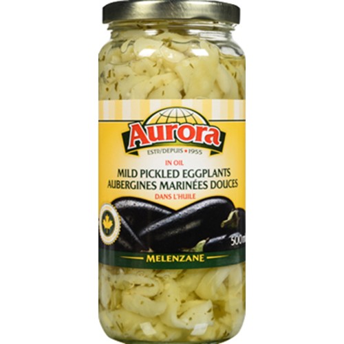 Aurora Pickled Eggplants Sweet 500 ml