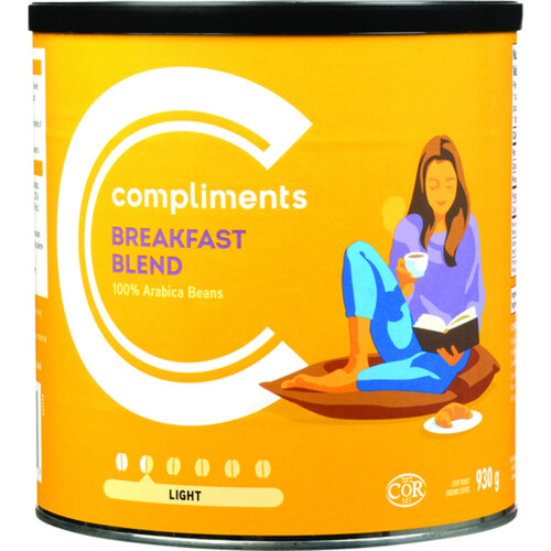 Compliments Ground Coffee Breakfast Blend 930 g