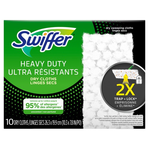 Swiffer Heavy Duty Dry Cloths Refill 10 Count