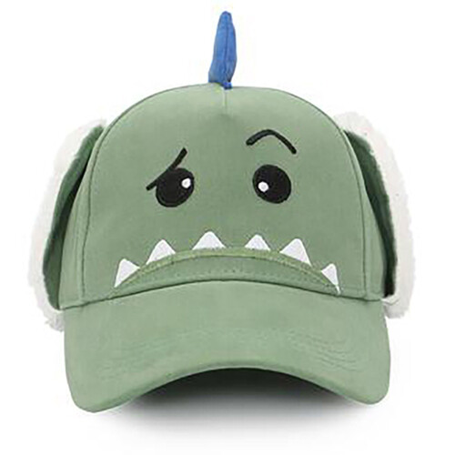 FlapJack 3D Winter Cap With Ear Flaps Dinosaur Medium 1 Count