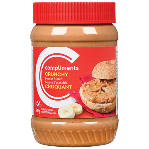 Compliments Peanut Butter Crunchy 500 g