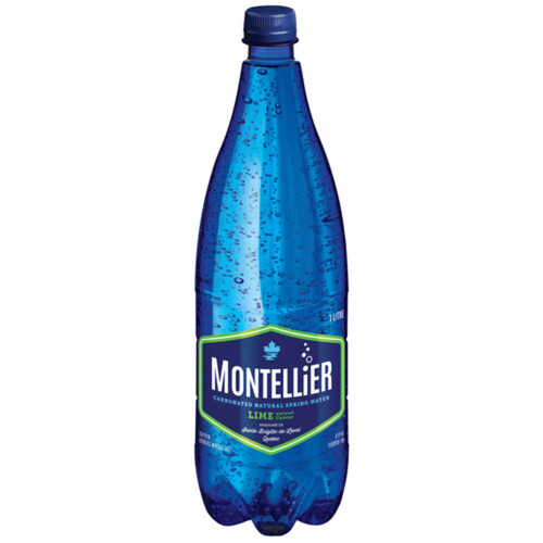 Montellier Sparkling Water Lime 1 L (bottle)