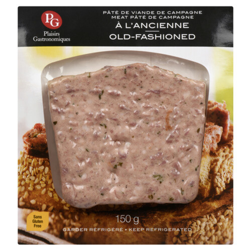 Plaisirs Gastronomiques Gluten-Free Meat Pate Old Fashioned 150 g