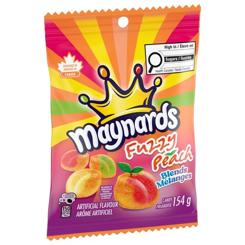 Maynards Candy Fuzzy Peach Blends 154 g