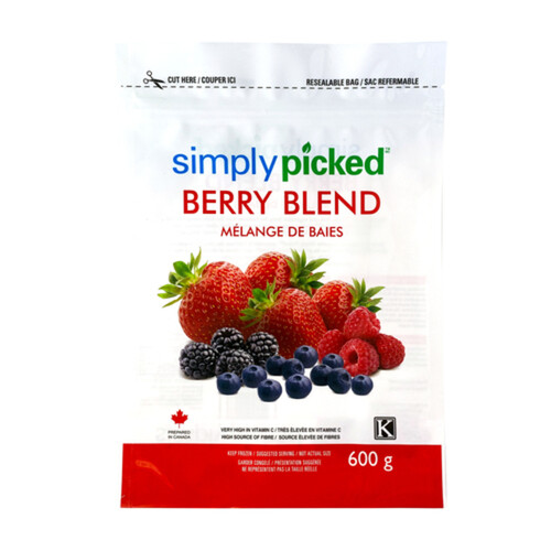 Simply Picked Frozen Fruit Berry Blend 600 g