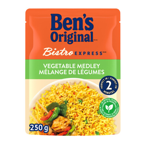 Ben's Original Bistro Express Vegetable Medley Rice Side Dish 250 g