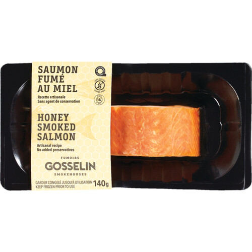 Gosselin Smokehouse Frozen Honey Smoked Salmon 140 g