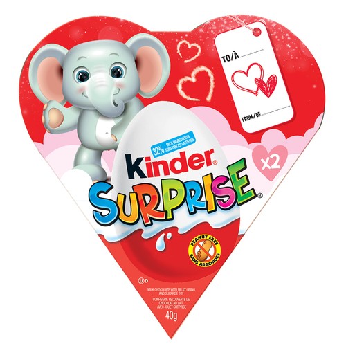 Kinder Surprise Chocolates Valentine Heart 40 g