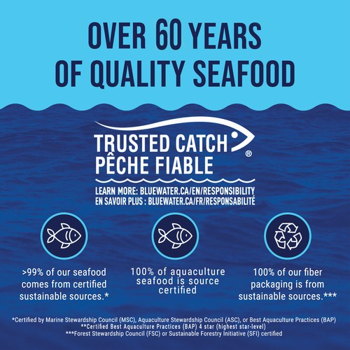 BlueWater Seafoods Frozen Fish Sticks Sole 350 g