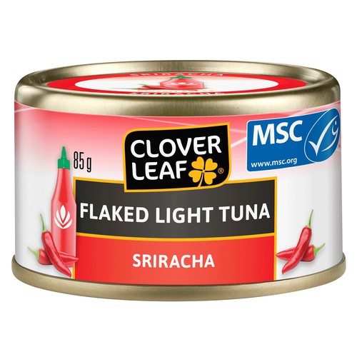 Clover Leaf Canned Flaked Light Tuna Sriracha 85 g
