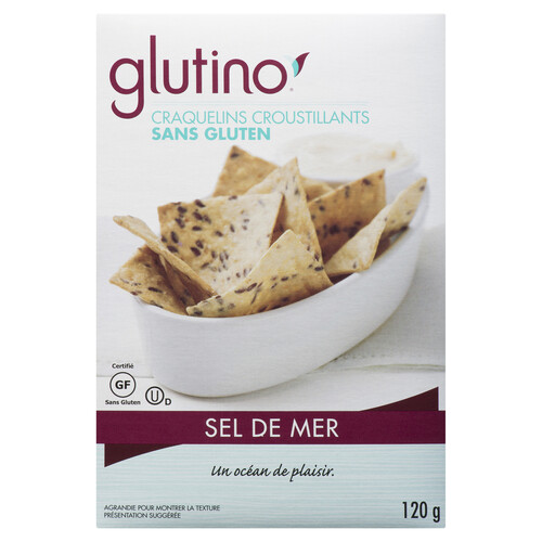 Glutino Sea Salt Gluten-Free Crackers 120 g