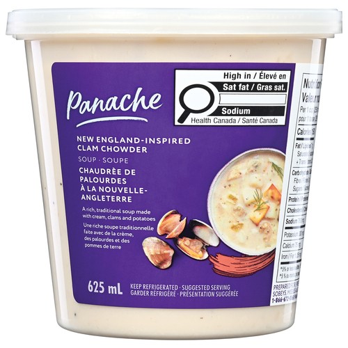 Panache Soup New England Inspired Clam Chowder 625 ml