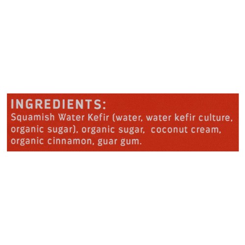 Squamish Water Kefir Frozen Plant Based Popsicle Coconut Horchata 4 x 80 ml