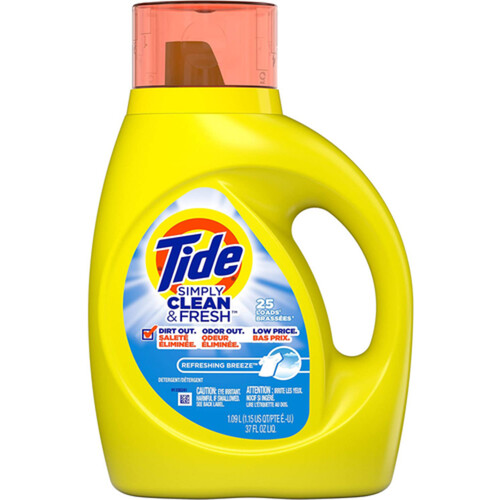 Tide Detergent Simply Clean & Fresh Refreshing Breeze 1.09 L