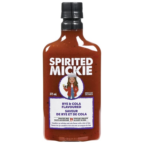 Compliments Spirited Mickie BBQ Sauce Rye And Cola 375 ml