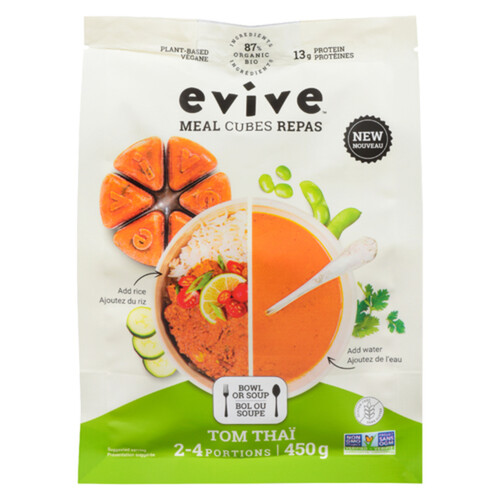 Evive Frozen Meal Cubes Tom Thai 2 Pack 450 g