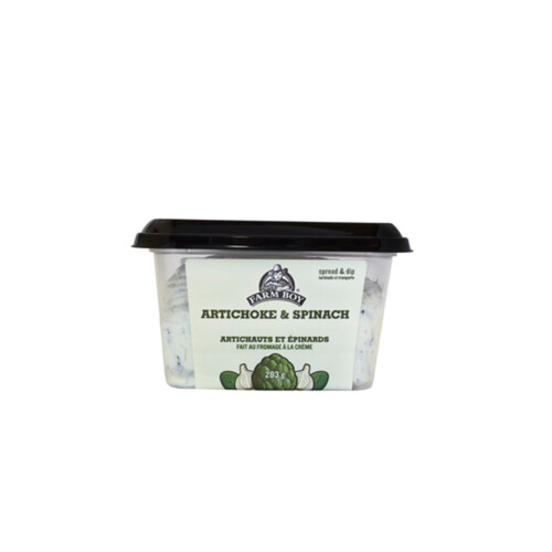 Farm Boy Cream Cheese Dip Artichoke And Spinach 283 g