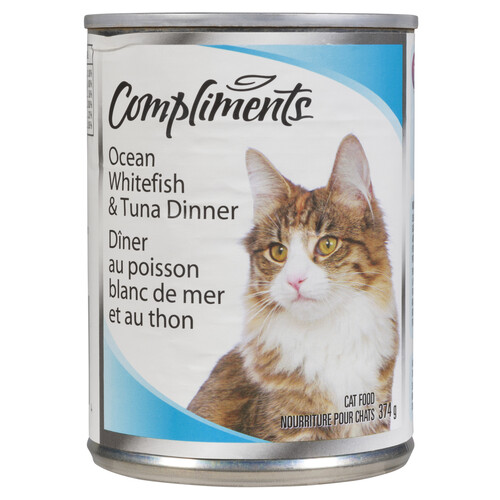 Compliments Cat Food Whitefish & Tuna Dinner 374 g