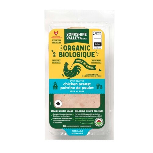 Organic Deli Chicken Breast Sliced Meat 150 g