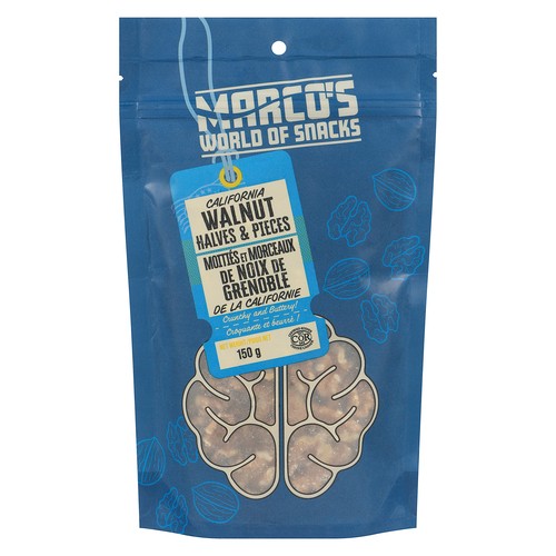 Marco's World Of Snacks California Walnuts Halves & Pieces 150 g