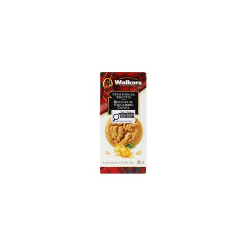 Walker's Biscuits Stem Ginger 150 g